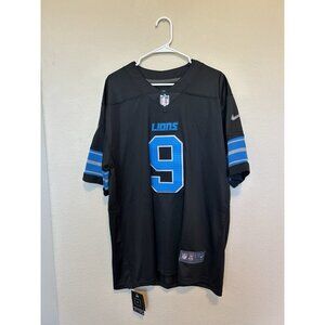 New Nike NFL Jameson Williams Jersey Detroit Lions 2024 #9 Large Black